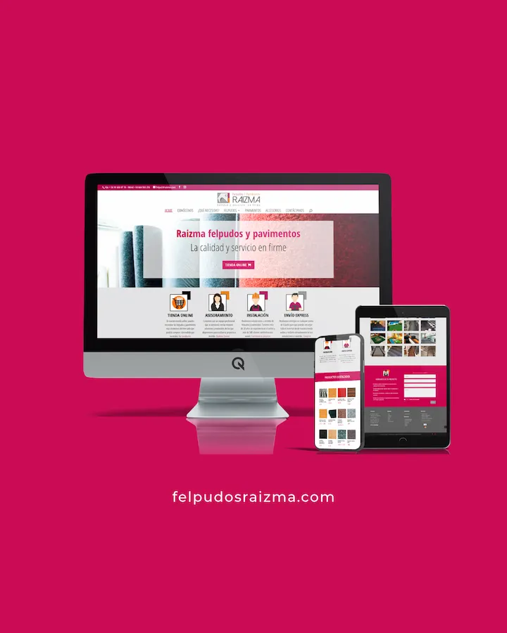 Diseño Web Felpudos Pavimentos Raizma Diseño Web Felpudos Pavimentos Raizma
