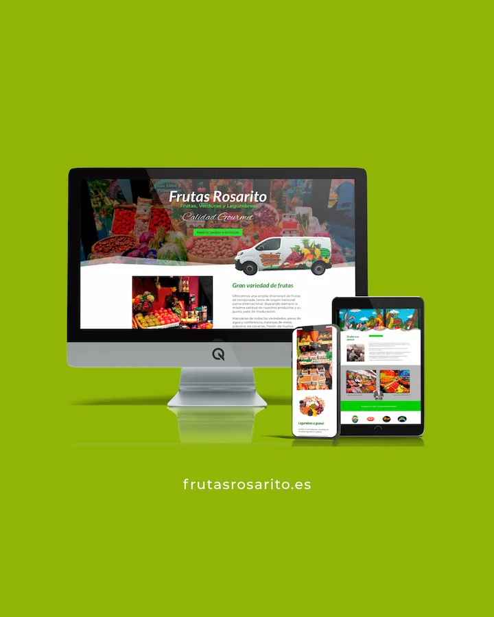 Diseño Web Frutería Alimentación Diseño Web Frutería Alimentación