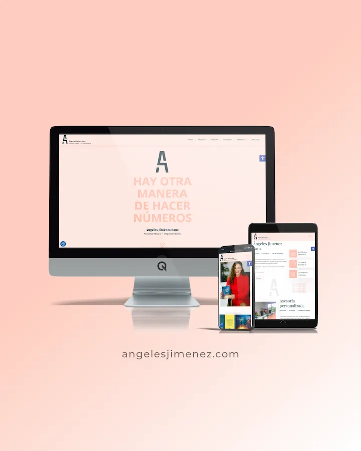 Diseño Web Asesoría Legal Ángeles Jiménez