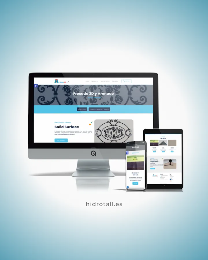 Diseño Web Hidrotall Mecanizados