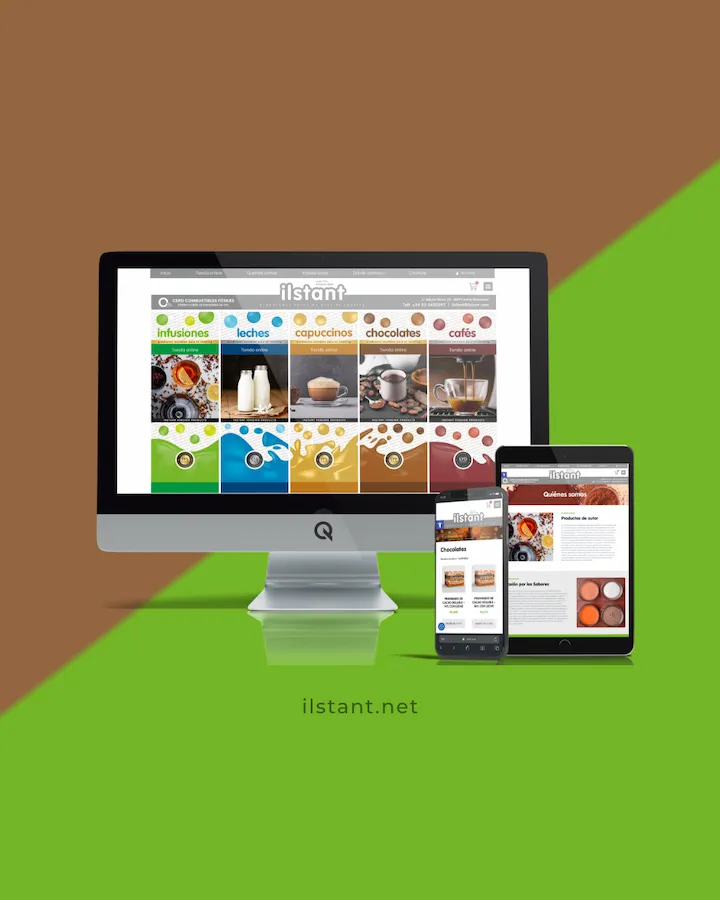 Diseño Web Ilstant - Cafés, infusiones y productos solubles