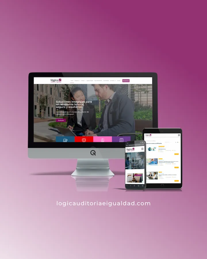 Diseño Web Lógica Auditoría e Igualdad - Cursos online