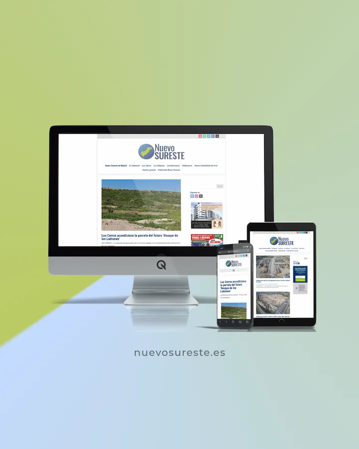 Diseño Web Nuevo Sureste - Diario de noticias del Nuevo Sureste de Madrid