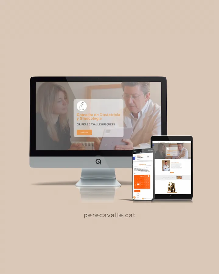 Diseño Web Pere Cavallé Consulta de Obstetricia y Ginecología