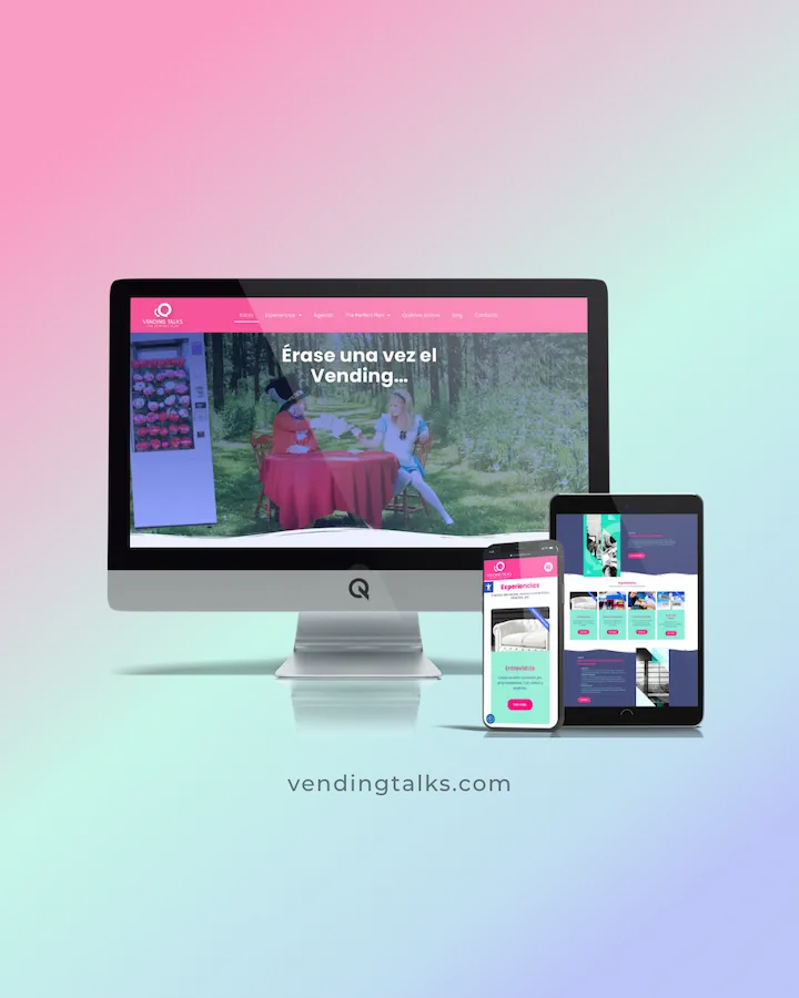 Diseño Web Vending Talks formación en vending