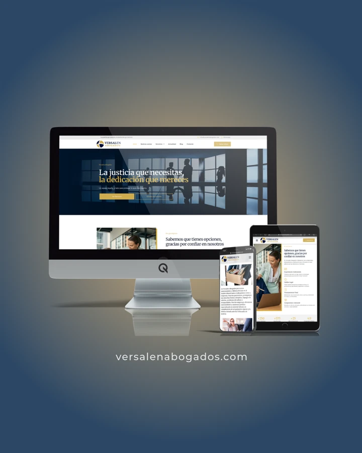 Diseño Web Versalen Abogados
