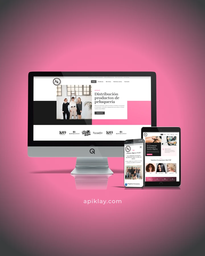 Diseño web en dispositivos del proyecto web Api Klay